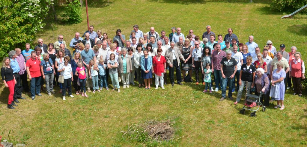 Gruppenfoto Sippentreffen 2016