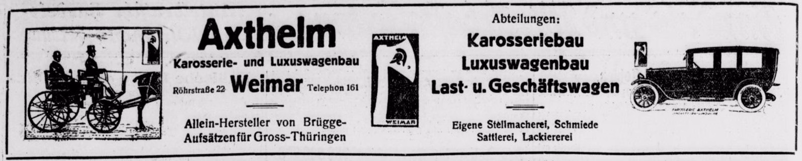 Karosseriebau Paul Axthelm-Weimar-1923